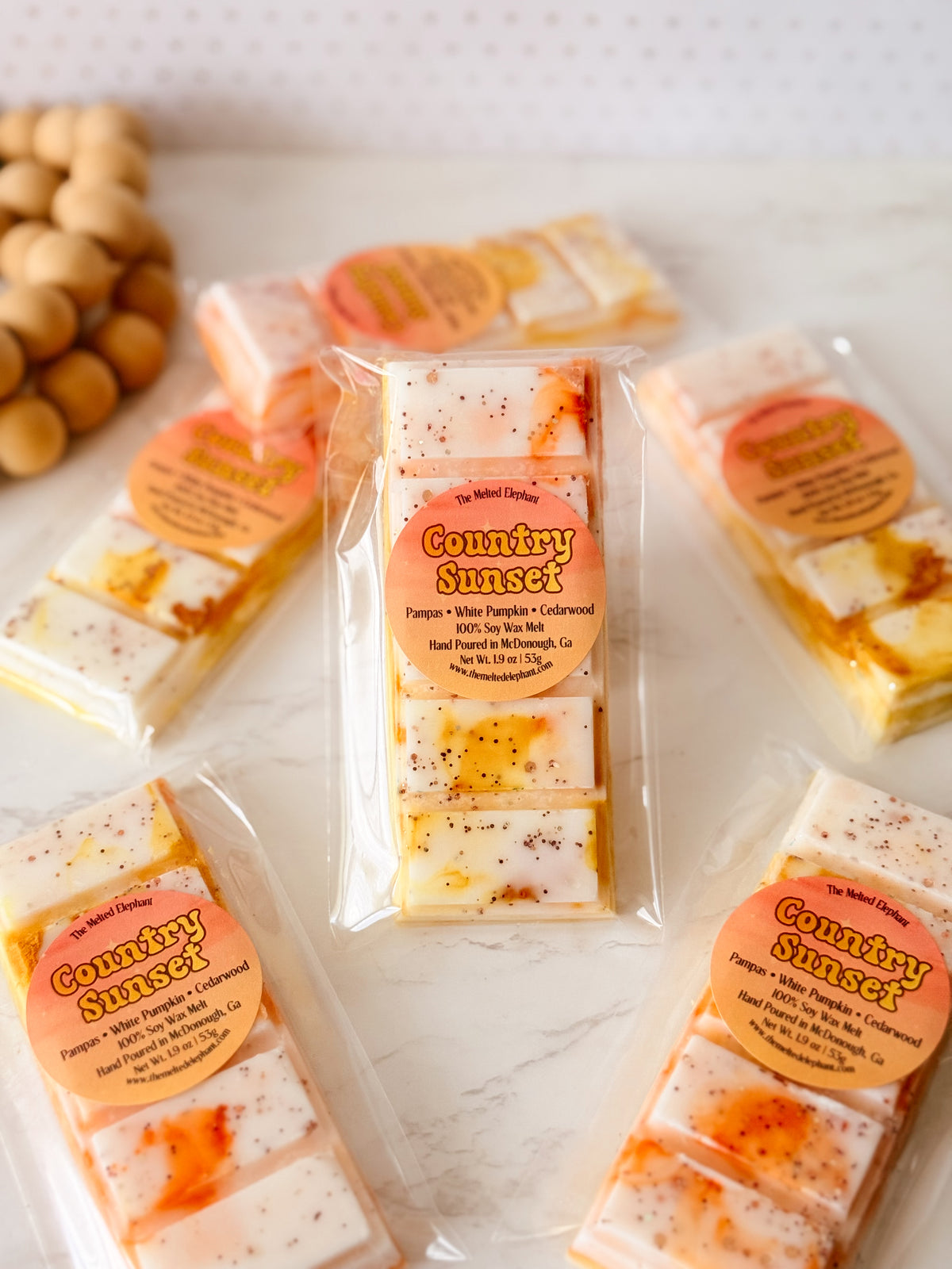 Country Sunset Snap Bar Wax Melt