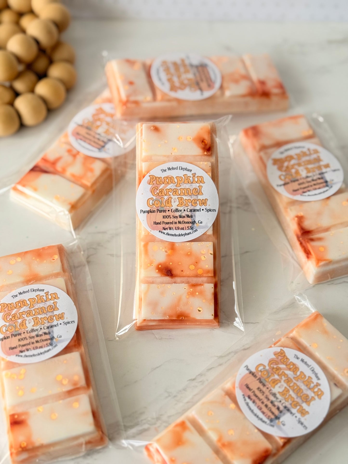 Pumpkin Caramel Cold Brew Snap Bar Wax Melt