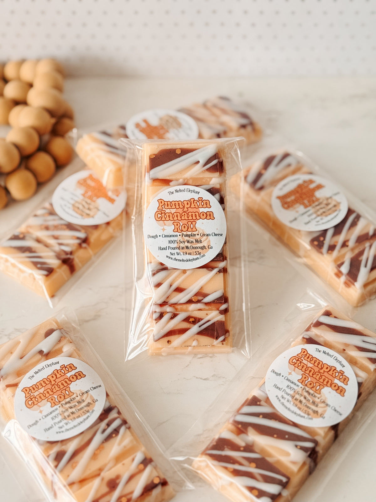 Pumpkin Cinnamon Roll Snap Bar Wax Melt
